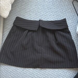 Black Pinstripe Women's Skort NEW